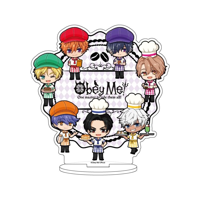 A3 Obey Me! 57 Meeting Design Cafe Ver.[Mini Character Illustration] Character Acrylic Figure