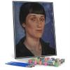 DIY Oil Painting Kit,Portrait of Anna Akhmatova Painting by Kuzma Petrov-Vodkin DIY Oil Painting Paint by Number Kits view 1