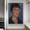 DIY Oil Painting Kit,Portrait of Anna Akhmatova Painting by Kuzma Petrov-Vodkin DIY Oil Painting Paint by Number Kits view 2