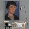 DIY Oil Painting Kit,Portrait of Anna Akhmatova Painting by Kuzma Petrov-Vodkin DIY Oil Painting Paint by Number Kits view 3
