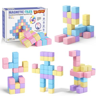 Magnetic Blocks for Toddlers Ages 3-5 Macaron 1.21 Inches Magnetic Building Blocks for Kids Ages 4-8 Gifts Montessori Magnet Cubes Sensory Toys for 3+ 4 5 6 7 Year Old Girls Boys Birthday Christmas