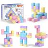 Magnetic Blocks for Toddlers Ages 3-5 Macaron 1.21 Inches Magnetic Building Blocks for Kids Ages 4-8 Gifts Montessori Magnet Cubes Sensory Toys for 3+ 4 5 6 7 Year Old Girls Boys Birthday Christmas view 1