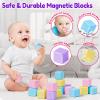 Magnetic Blocks for Toddlers Ages 3-5 Macaron 1.21 Inches Magnetic Building Blocks for Kids Ages 4-8 Gifts Montessori Magnet Cubes Sensory Toys for 3+ 4 5 6 7 Year Old Girls Boys Birthday Christmas view 3