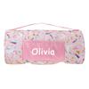 Nap Mat - Personalized Kids Naptime Mat - Rainbow Unicorn Print - Blanket and Pillow Sleeping Pads with Custom Name view 2