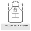 XIMEYAA Kids Apron And Chef Hat Set With Pockets Child Apron For Boys Girl Cooking Kitchen Children Aprons Adjustable Tie (Pink) view 2