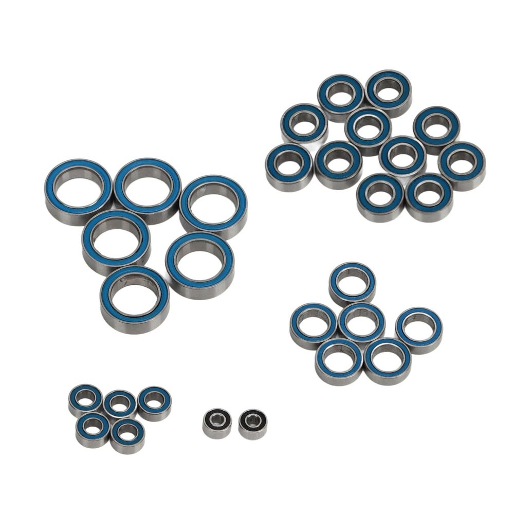 30Pcs Steel Sealed Bearing Kit,RC Car Bearing Kit for UTB18 Capra 1/18 RC Off Road Vehicles Crawler Car Upgrade Parts Accessories