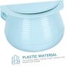 1pc Portable Spittoon with Lid Durable Chamber Pot for Adults Handheld Urinal Pan for Home Use Non-Slip Base Easy to Clean view 2