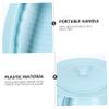 1pc Portable Spittoon with Lid Durable Chamber Pot for Adults Handheld Urinal Pan for Home Use Non-Slip Base Easy to Clean view 4
