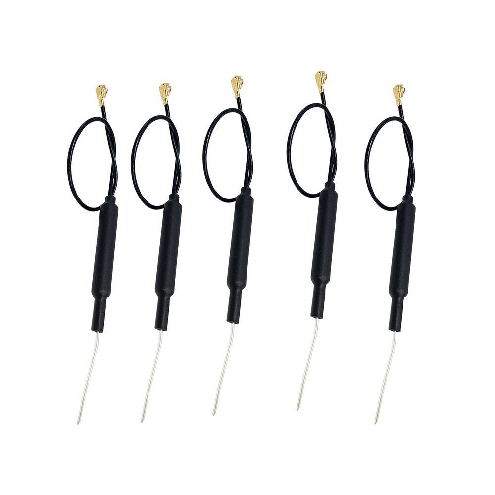NATEFEMIN 5 PCS 100mm 2.4G IPEX Antenna 2400-2500MHz for RC FPV Drone Antennas Accessory
