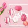 Liliful 24 Pcs Breast Cancer Awareness Footballs Pink Ribbon Stress Balls for Breast Awareness Gifts Football Party Favors Stress Relief Supplies for Women Men view 4