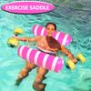 3 Pack Inflatable Pool Floats Adult Size Water Hammock,Pool Floaties Toys,4-in-1 Multi-Purpose Floats for Swimming Pool,Pool Rafts Lounge Chairs Floating,for Vacation Fun and Rest view 4