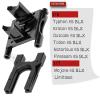 RCMYou Aluminum Center Diff Mount/Differential Cover Mount/Sliding Motor Mount Upgrades Part for 1/8 Typhon/Kraton/Notorious/Outcast/Talion 6S BLX,1/7 Mojave 6S BLX/Limitless,Black view 2