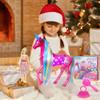 BETTINA Large Unicorn & Princess Doll Set with Lights & Sounds - Magical Unicorn Toys, 11.5 Inch Dolls, Horse Playset, Unicorn Gifts for Girls Ages 3-8 view 4