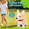HCdoujoy Corgi Walking Dog Barking Toy, Musical Singing Dancing Volume Control Interactive Puppy Walk Along with Leash, Wagging Tail Shaking Head, Electronic Dogs Stuffed Animal Puppy for Kid view 3
