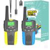 Walkie Talkies for Kids Rechargeable 2 Pack,3 Miles Long Range 22 Channels 2 Way Radio Mini Kid Wakey takey,Birthday, Toys for Age 3-12 Year Old Boys Girls view 1