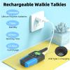 Walkie Talkies for Kids Rechargeable 2 Pack,3 Miles Long Range 22 Channels 2 Way Radio Mini Kid Wakey takey,Birthday, Toys for Age 3-12 Year Old Boys Girls view 2