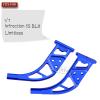 RCMYou Aluminum Rear Wing Mount Upgrades Part for 1/7 Infraction 6S BLX Limitless,2PCS Alloy Rear Wing Body Mount Support Frame Hops Up,Navy Blue view 2