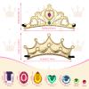 AHIER 23 Pieces Foam Crowns Set, DIY Party Princess Tiaras Crowns Make Your Crowns With Diamond Sticker (Style 2) view 2