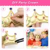 AHIER 23 Pieces Foam Crowns Set, DIY Party Princess Tiaras Crowns Make Your Crowns With Diamond Sticker (Style 2) view 4