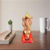 RSGM 5" Inch Moving Hands Solar Ganesha Statue for Car Dashboard/Home/Office view 3