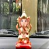 RSGM 5" Inch Moving Hands Solar Ganesha Statue for Car Dashboard/Home/Office view 4