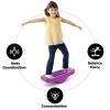 Kids Rocking Seesaw Balance Board with 5 Wooden Balls Sensory Training Rocking Board Balance Training Equipment Children Indoor Outdoor Activity Toy view 4