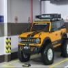 H-TECH RC CNC Aluminum Metal Face Bar Front Bumper & Winch & LED Kit for Traxxas TRX4 Ford New 2021 Bronco 1/10 Accessories (Gold) view 1