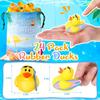 24 Pcs Summer Rubber Ducks with a Bag, Ducks for Jeeps, Assorted Beach Toys for Duckies Games, Summer Prizes Holiday Party Favors, Pool Water Bath Cruise Toys, Valentines Day Gifts for Kids view 2