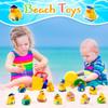 24 Pcs Summer Rubber Ducks with a Bag, Ducks for Jeeps, Assorted Beach Toys for Duckies Games, Summer Prizes Holiday Party Favors, Pool Water Bath Cruise Toys, Valentines Day Gifts for Kids view 3
