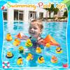 24 Pcs Summer Rubber Ducks with a Bag, Ducks for Jeeps, Assorted Beach Toys for Duckies Games, Summer Prizes Holiday Party Favors, Pool Water Bath Cruise Toys, Valentines Day Gifts for Kids view 4