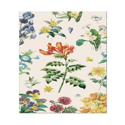 100 Floral Guest Napkins, Vintage Disposable Hand Towel, Wild Flower Decorative Napkins for Bathroom Wedding Guest Towels