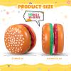Liliful 100 Pcs Hamburger Bulk Yo Yo Toys Plastic Burger Party Favors for Kids Adults String Toys for Student Training Party Game Gifts Goody Bag Favors Classroom view 2
