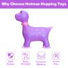 HotMax Bouncy Horse, Dinosaur Hopper Toys for Kids, Inflatable Ride on Bouncy Animals Toys for Toddlers, Jumping Horse for Baby Birthday Gift for Boy or Girl 18 Months 2-4 Year Old (Purple) view 3