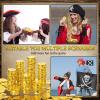 Jenaai 500 Pcs Pirate Plastic Coins Set with Bag Pirate Treasure Play Coins Replica Spanish Doubloons for Board Games Tokens Cosplay Halloween Adventure Party Supply(Gold) view 4