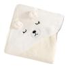 Hooded Baby Towel, Baby Bath Towel Hooded Bath Blanket, Baby Cotton Animal Face Hooded Towel, Absorbent Coral Fleece Hooded Baby Bath Shower Towel Gifts for Infant Newborn Toddlers, 31 * 31in view 1