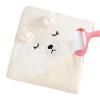 Hooded Baby Towel, Baby Bath Towel Hooded Bath Blanket, Baby Cotton Animal Face Hooded Towel, Absorbent Coral Fleece Hooded Baby Bath Shower Towel Gifts for Infant Newborn Toddlers, 31 * 31in view 3