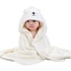 Hooded Baby Towel, Baby Bath Towel Hooded Bath Blanket, Baby Cotton Animal Face Hooded Towel, Absorbent Coral Fleece Hooded Baby Bath Shower Towel Gifts for Infant Newborn Toddlers, 31 * 31in view 4