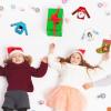 Aoriher 3 Pcs Christmas Doll Clothes Christmas Accessories Outfit Small Sweater Set Knitted Clothing Elk Xmas Santa Tree Snowflake Print Xmas Doll Accessories (Plaid Style) view 2