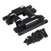Aliuminum Alloy TRX4M Upgrades Transmission Gearbox Skid Plate with 11T Pinion Gear Box Housing for 1/18 RC Crawler 97054-1 Defend 97074-1 Bronc (Plate-Black) view 1