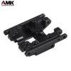 Aliuminum Alloy TRX4M Upgrades Transmission Gearbox Skid Plate with 11T Pinion Gear Box Housing for 1/18 RC Crawler 97054-1 Defend 97074-1 Bronc (Plate-Black) view 2