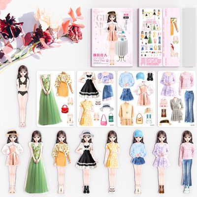 Daniel Axel Magnetic Princess Dress Up Paper Doll Pretend Play Toys Magnet People Clothes Puzzles Game for 3+ Year Old Girls Toddler,Preschool Learning Created Imagine Set Birthday Gift