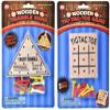 HAPPY DEALS ~ Wooden Peg Tic Tac Toe and Triangle Games | 2 Pc Set | Individually Packaged Stocking Stuffers and Toys view 1
