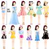 Daniel Axel Magnetic Princess Dress Up Paper Doll Pretend Play Toys Magnet People Clothes Puzzles Game for 3+ Year Old Girls Toddler,Preschool Learning Created Imagine Set Birthday Gift (D Set) view 4