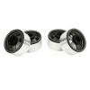 2.2 Inch RC Car Beadlock Wheels Rim, 4Pcs Metal Beadlock Wheel Rim, Offset 8.9mm, Hub Wheel Rims for SCX10 90046, for D90, for HSP, for Redcat, for, HPI (Grey) view 1