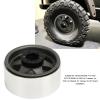 2.2 Inch RC Car Beadlock Wheels Rim, 4Pcs Metal Beadlock Wheel Rim, Offset 8.9mm, Hub Wheel Rims for SCX10 90046, for D90, for HSP, for Redcat, for, HPI (Grey) view 2