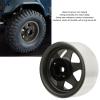 2.2 Inch RC Car Beadlock Wheels Rim, 4Pcs Metal Beadlock Wheel Rim, Offset 8.9mm, Hub Wheel Rims for SCX10 90046, for D90, for HSP, for Redcat, for, HPI (Grey) view 3