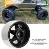 2.2 Inch RC Car Beadlock Wheels Rim, 4Pcs Metal Beadlock Wheel Rim, Offset 8.9mm, Hub Wheel Rims for SCX10 90046, for D90, for HSP, for Redcat, for, HPI view 4
