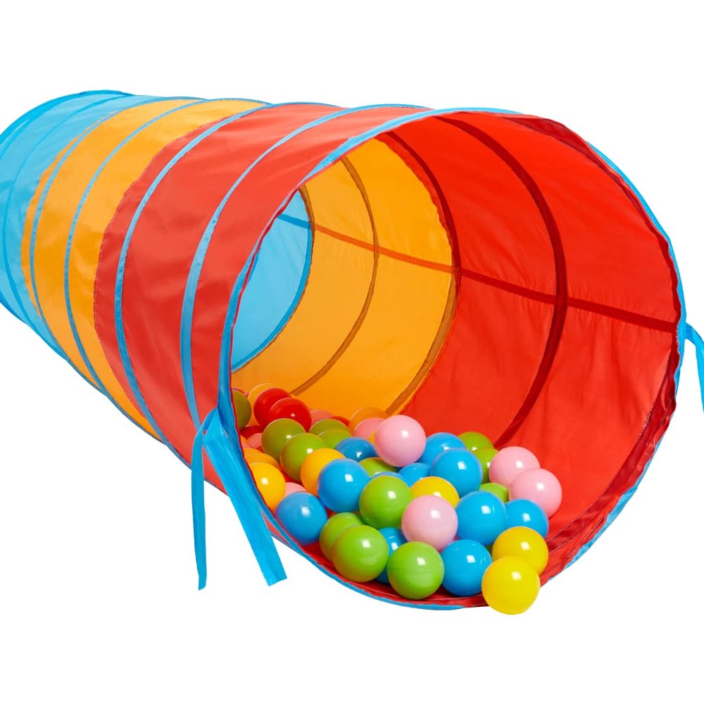 Antsy Pants Play Tunnel  2-Pack Play Tunnel for Kids to Crawl Through, Easy to Fold Pop Up Toddler Tunnel, Babies, Infants, Dogs, Durable Breathable Mesh, Indoor and Outdoor Toy 6ft