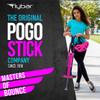 Flybar Master Pogo Stick for Kids Ages 9+, 80160 lbs Easy Grip Handles Active Exercise Toy for Tweens & Teens Outdoor Toy with Non-Slip Foot Pegs for Boys and Girls No Assembly Needed view 4