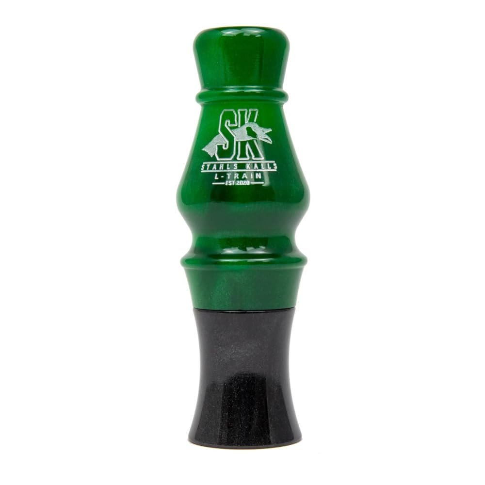RNT Stahls Kalls L-Train Acrylic Canada Goose Call (Green Pearl/Black Pearl Acrylic)